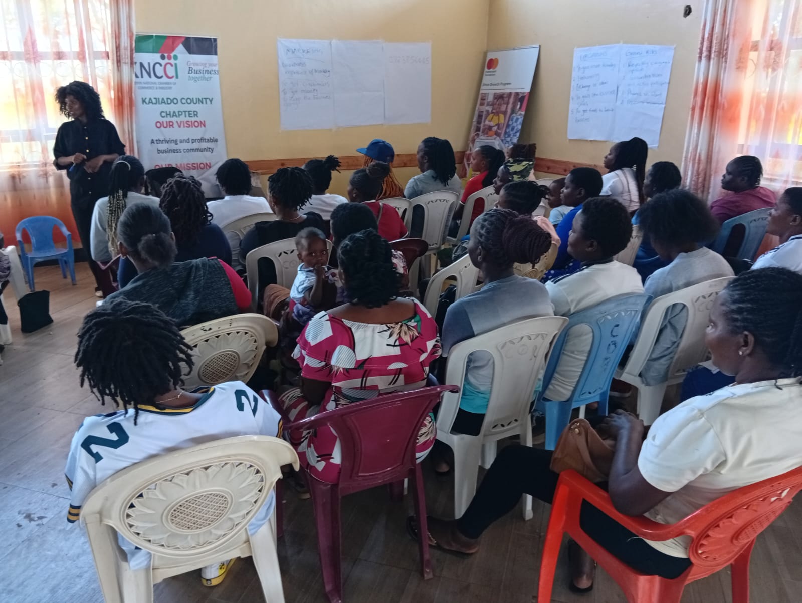 KNCCI Kajiado and Mastercard Foundation Empower 200 Young Women in Historic Kimana Business Bootcamp